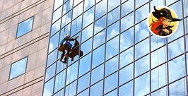 mytí oken ve výškách - Facková Brno